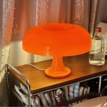 1pc LED Mushroom Decorative Table Lamp, USB Powered Reading Light/Eye Protection Lamp, 3-Color Dimmable Orange/White Mushroom Modern Romantic Artistic Table Lamp, Suitable For Home Decor Mood Light, Applicable To Bedroom, Living Room, Tea Room, Party Decoration - Mushroom Table Lamp - View 13