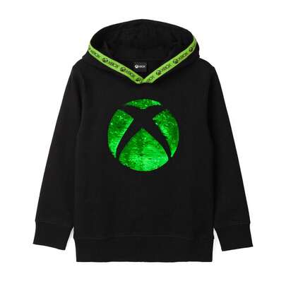  Vanilla Underground X Xbox Boys Black Hoodie | Xbox Pullovers | Officially Licensed Merch