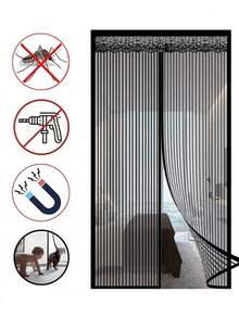 1Set Magnetic Screen Door(Send Thumbtack), Door Screen Magnetic Closure-Keeps Bugs Out Let Breeze In, Heavy Duty Mesh - Pet And Friendly, Works With Front Doors, Sliding Doors - Multicolor - View 10