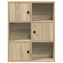 Bücherregal Sonoma-Eiche 60x24x76,  5 cm Holzwerkstoff
