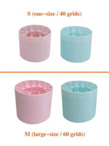 1pc Cylinder Silicone Ice Cube Mold, Decompress Ice Lattice, Mini Ice Maker Cube Tray, Press-Type Easy-Release Ice Cup, Portable Ice Mold, Reusable Ice Maker, For Making Beverage, Fruit Juice, Ice Cream, Cocktail And Coffee Ice Cubes Gadget, Suitable For Home, Bar, Club And Outdoor Summer Drinks, Kitchen Supplies, Kitchen Accessories(Blue)