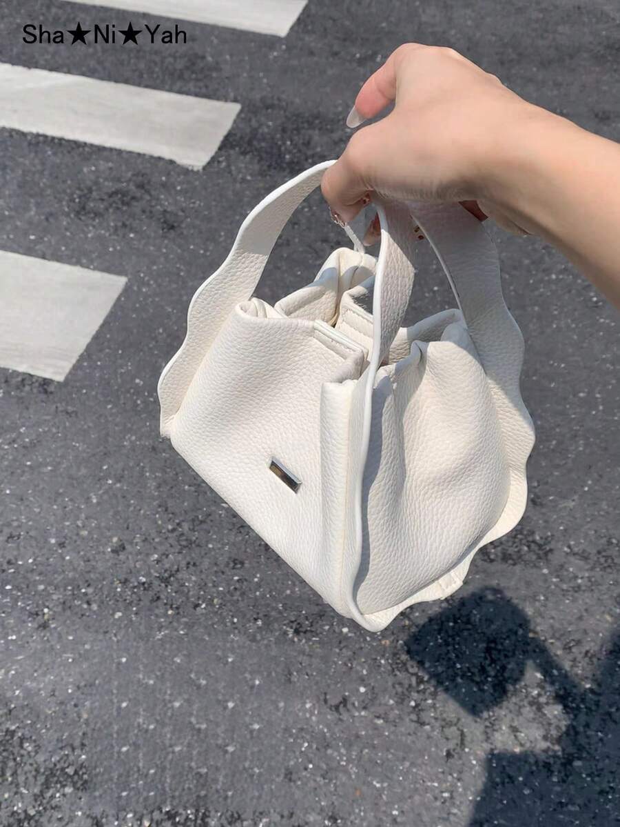 Túi xách nhỏ thời trang, Túi đeo vai vuông mini đa năng, Túi đeo chéo, Thích hợp để đi làm, mua sắm, du lịch, nghỉ dưỡng, tiệc tùng, làm quà tặng - trắng - Xem 1