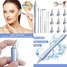 [JUN CAN]7 In 1 Ear Wax Removal 2025 QGrips Ear Wax Removal Tool Reusable And Washable Replacement Soft Silicone Tips For Cleaner Earwax Ear Wax Removal Kit Contains 7 Types Of Ear Cleaner Tools