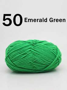 1/2支 5股混色乳白色腈纶纱线，50克/支，柔软多用途，中等粗细的乳白色纱线 - 非常适合手工编织、手工织造、DIY工艺品，可用于DIY钩编包、手提袋、围巾、帽子、毛衣、衣服、拖鞋、鞋子、玩偶、靠垫、钩编毯子、手工钩编项目、DIY小礼物、情人节礼物。