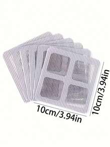 500 pezzi/1 pezzo Adesivo antitappeto per scarico, Filtro per capelli riutilizzabile per scarico doccia, adatto per doccia, vasca da bagno, lavandino da cucina, lavanderia, bagno domestico e scarico del water, drenaggio rapido e facile manutenzione, scelta ideale per regali di Natale.