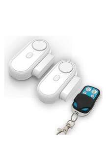 無線門鈴-遙控門鈴(可選：附帶或不帶遙控器)-窗戶開啟警報器-家庭安全感應器-泳池警報器-多功能磁性接觸門鈴/泳池閘門警報器/冰箱門警報器/強行進入警報器 - 白色 - 查看 15