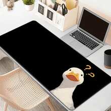 Confused Duck Extra Large Mouse Pad, Gaming Desk Mat, Big Keyboard Pad, Washable, Rubber Non-Slip Bottom, Stitched Edge, Gift Mouse Pad, Desk Protector, Study Pad, Multiple Sizes Available, Computer Keyboard Mat, Laptop Pad,For School Supplies,Back To School Gaming Mouse Pad Desk Accessories Office Supplies Office Office Desk Accessories Mousepad Mouse Pad For Desk - Suspicious Duck - View 1