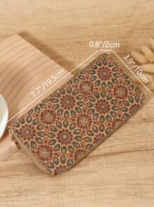 1pc Fashionable Long Purse With Multi Card Slots Long Wallet Phone Compartment And Stylish Design For Women - Ideal For Daily Use And Travel Wallet Purse Wallet Money Wallet Fall Autumn