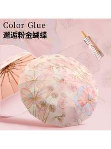Umbrellas - Blue-green Camellia - View 3