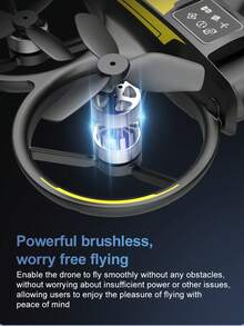 Brushless Motor, Mini, Drone M23, Aerial Photography, High-Definition Cameras, Quadcopters, Remote-Controlled Aircraft - Multicolor - View 3