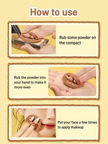 Amortals X TUNEE GOODS 面包系列 2 件装圆形粉扑 1.5mm 可爱小熊化妆海绵替换装，适合初学者、化妆师、送礼、约会、婚礼、圣诞节、万圣节、感恩节、毕业典礼、生日、Y2K 季、时尚女性、化妆品、美容、派对、海滩、旅行、露营、学校、庆祝活动、装饰、玫瑰女孩角色扮演、高级化妆氛围、化妆、便宜、房间装饰、梳妆台、旅行、卧室、化妆配件、粉扑、美妆蛋、粉扑、化妆海绵、便宜、圣诞礼物、化妆、化妆工具、便宜货、礼物、女士礼物、圣诞礼物、赠品、旅行、便宜货、旅行必备 - 棕色 - 查看 7