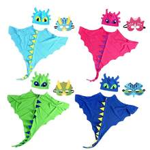 Dinosaur Costume Set For Boys & Girls, Includes Cape, Hat & Mask, Perfect For Cosplay, Photo Shoot & Party Props (Details & Accessories Random) - Multicolor - View 5