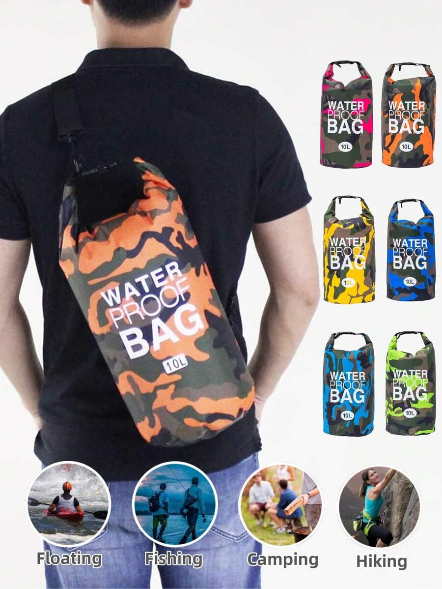 Floating Waterproof Dry Bag Backpack, Roll-Top Design To Keep Gear Dry, Suitable For Kayaking, Rafting, Boating, Camping, Hiking, Beach, Fishing, Swimming Activities