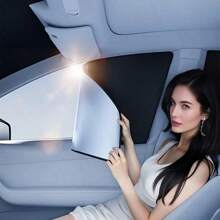 Easypie Selection Magnetic Car Window Shades - 100% Blackout & Heat Blocking Side Window Covers, Universal Fit For Most Cars - Car Curtains - View 4