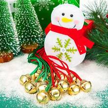 15/30pcs Jingle Bells - Christmas Tree Ornaments, Jingle Bells, Christmas Decorations - Party Supplies (Red, Green, Gold, Silver) - Home Decor Hanging Bells - Hang Anywhere - DIY Christmas Pendants Room Decor Winter