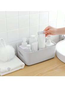 3er Set multifunktionale Aufbewahrungsboxen - geeignet für Kosmetik, Snacks etc. - Kunststoff Organizer für Küche, Bad und Schlafzimmer