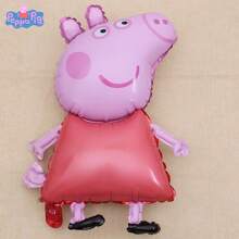 Hasbro 2pcs  Officially Licensed  George Pig Balloon Set Cute Cartoon Style Bracelet Decoration Carnival Party Photo Props Party Supplies Christmas Birthday Gifts - YY-xZPQ-067+502 - View 6