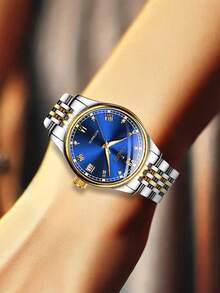 A New Ladies' Steel Strip Small Dial Watch With Simple And Fashionable Design, High-End Fully Automatic Mechanical Watch - one-size - View 4