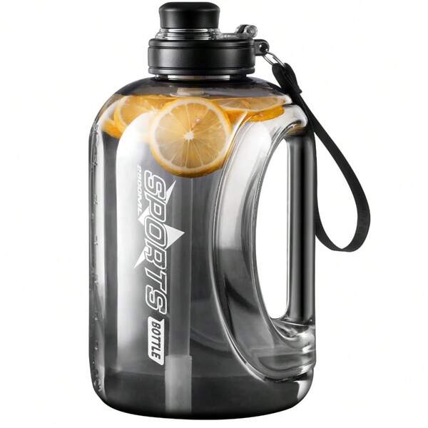 95OZ Large Water Bottle With Straw & Handle - For Sports, Gym, Hiking | Leakproof Design