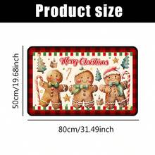 1/16件 40*60cm (15.74*23.62inch) 50*80cm (19.68*31.49inch) 40*120cm (15.74*47.24inch) 聖誕薑餅人主題歡迎門墊，美式紅綠格紋裝飾風格，適用於正門、門廊或玄關，營造溫馨節日氛圍，聖誕家居裝飾 - 彩色 - 查看 13
