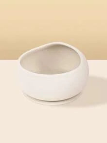 1个带吸盘的硅胶碗，婴儿喂食碗，儿童餐盘，柔软硅胶材质，婴儿硅胶餐具，幼儿餐具，实用第一阶段喂食碗，婴儿礼物 - 彩色 - 查看 11