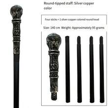 Accessori per cosplay di Ognissanti per adulti e bambini, scettro a forma di testa di serpente, bastone del re, bacchetta magica da strega o mago, faraone