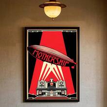 1 pezzo cartellone murale senza cornice, 1 pezzo popolare cartellone da parete dell'aeronave Band L-LED Z-Zeppelin, stampa artistica per decorazione domestica, sala da pranzo, camera da letto, bar, impermeabile, opzionale con cornice - Multicolore - Visualizzare 47