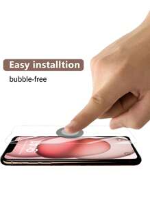2pcs 9H Hardness Tempered Glass Screen Protector, Clear, Scratch-Resistant, Anti-Fall, Waterproof, Compatible With IPhone11/12/13/14pro Max/15pro Max/16/16pro/16plus/16pro Max/16e