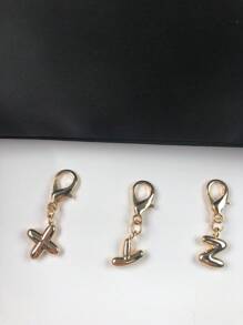 Bubble Letters Cute Necklace Pendant Bag Pendant-Lucky Crystal Pendant, Alphabet Letters A-Z, Shiny Alloy Bag And Backpack Pendant-Perfect Gift For Birthdays And Special Occasions, Key Chain Ring Bag Backpack Pendant Car Pendant Gift For Ladies And Girls, Wallet And Handbag Accessories. Random Assorted Old And New Style Letters