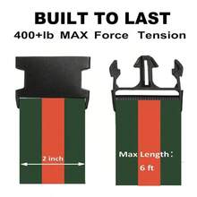 1/2/4 件装尼龙行李带、可调节行李带扣、行李带、旅行配件、行李打包安全带、旅行时保护行李安全、TSA 认证、添加优质旅行包封口配件 - 彩色 - 查看 8