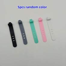 5-10 piezas Organizador de cable de teléfono, clip para auriculares, soporte de 3 agujeros para cordones, bobina para cables de datos, correas, accesorios portátiles de almacenamiento