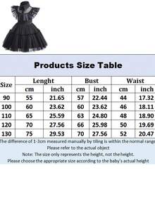 Children's Puff Skirt Set Includes Socks, Bag, Carnival/Black Party Evening Dress, Dreamy Princess Costume - Black - View 2