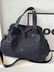 Sanrio Sanrio Christmas Decoration 1Pc Large Capacity Handbag Kawaii Anime Decorate Accessories Shoulder Bag Storage Tote Bags For Travel Gift (Some Parts May Be Random),Hello Kitty Bag,Anime,Boho Vibes,CatCartoon Character Katie, Large Capacity Multifunctional, Campus And Travel Sports Bag Fashion Bag