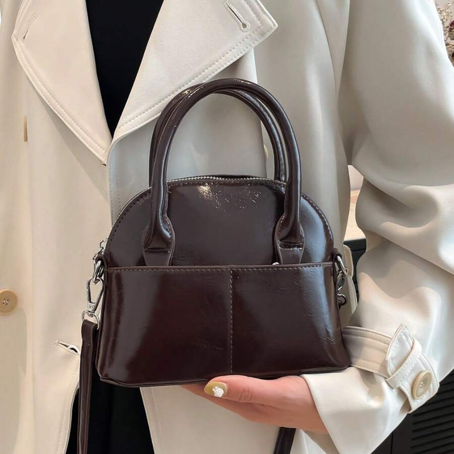 Women Shoulder Bags - 棕色 - 查看 1