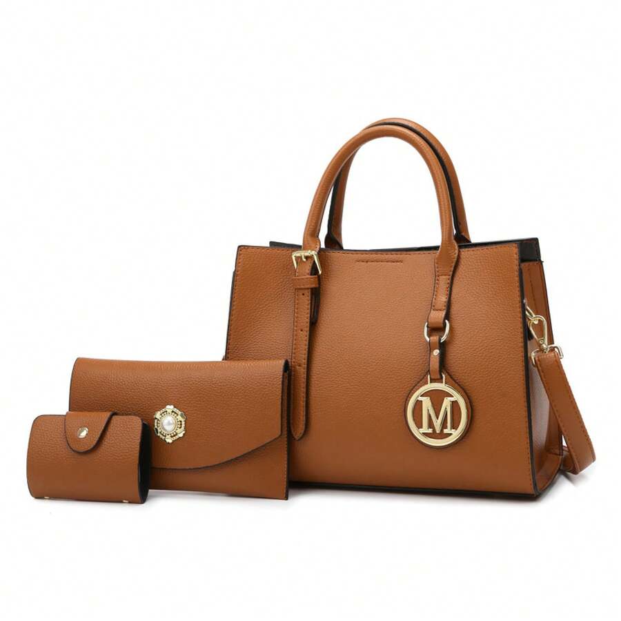 Women Top Handle Bags - 藍色 - 查看 1