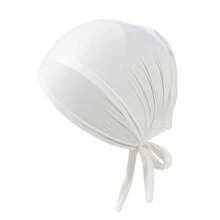 1pc Solid Color New Style Two-Piece Hat, Versatile Underhat, Modal Turban Headband