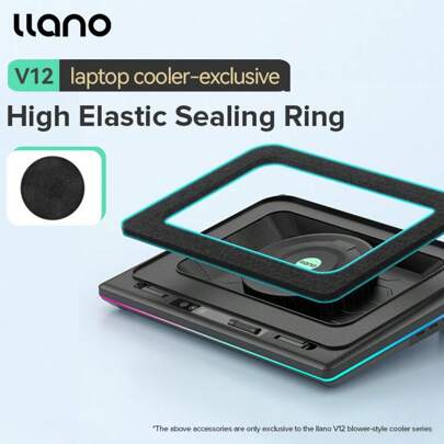 وسادة رغوة ذاكرة 1 قطعة لمبرد الكمبيوتر المحمول V10 Turbo-Fan RGB