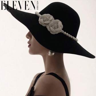 A Top Classic Fedora Hats For Men & Women Wide Brim Felt Hat Panama Dress Fedora Hat