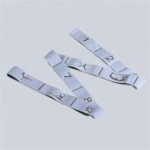 1 件 8 格 11 格 10 格瑜伽弹力带女士健身瑜伽拉伸带数字弹力带舞蹈阻力带弹力带舞蹈健身工具提臀塑形适用于家庭或办公室 - 彩色 - 查看 10