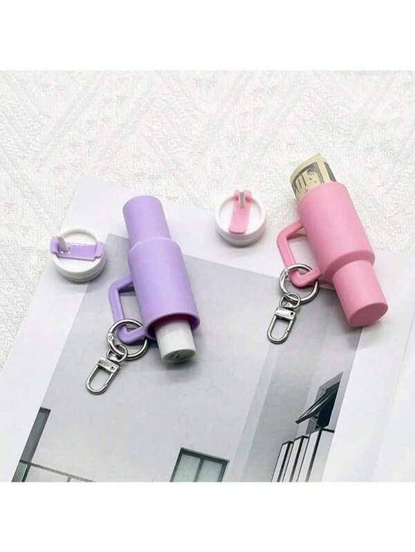 1pc Jewelry Box Case,Portable Jewelry Storage Case,Traveling Jewelry Holder Storage, Pill Box Keychain Container,Keychain,Portable Ring Holder Keychain,Sports Jewelry Box Case,Travel Jewelry Box Case,Women'sTraveling Ring Holder Keychain,Small Round Metal Ring Container For Earrings, Rings, Necklaces Summer Storage Organizer Gift