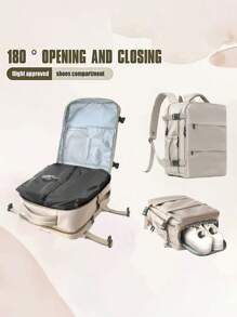 1 Piece Intelligent Vacuum Compression Large Capacity Lightweight Backpack Efficiently Saves Space And Protects Items Multifunctional Travel Backpack Luggage Bag/Outdoor Backpack Suitable For Hiking, Camping, Vacation, Business Trips And Daily Commuting For Men And Women Bag For School School Accessories School Stuff