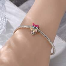 New Silver-Plated Cartoon Magic Character Charm Pendant, Suitable For Original DIY Bracelet, Women's Birthday Engagement Fashion Jewelry Gift - Silver - View 8