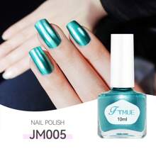 镜面指甲油、速干金属指甲油、冰透明荧光指甲油、亮丽多彩指甲油、炫彩反光指甲油、风干型、快速亮泽、温和气质、美甲DIY家用，23种颜色可选 - 彩色 - 查看 15