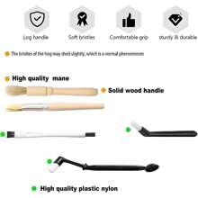 Spazzola per la pulizia della macchina da caffè - Confezione da 15 spazzole per cannucce, spazzola per bottiglie con manico lungo, spazzola flessibile per bottiglie d'acqua, bicchieri, tazze, caffettiere, tazze, bottiglie d'acqua, tubi piegati