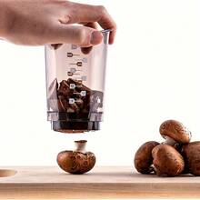 1pc Chop Cup Multi-Functional Vegetable, Mushroom, Egg & Strawberry Slicer Cup - Heavy-Duty Plastic Food Chopper, Manual Kitchen Gadget For Fast Meal Prep, Dishwasher - Ideal For Home Cooks & Professional Kitchens, Vegetable Chopping, Easy Storage, Sharp Blades, Busy Moms