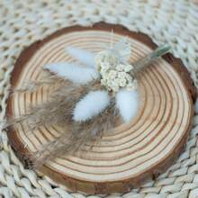 1/2/3/4/6/8/10/12 件迷你干燥蒲苇花束，天然花卉和水果布置，适合婚礼订婚、家居装饰、季节性秋季悬挂中心装饰 - 无需容器、节日装饰 | 乡村魅力 | 天然材料、婚礼装饰