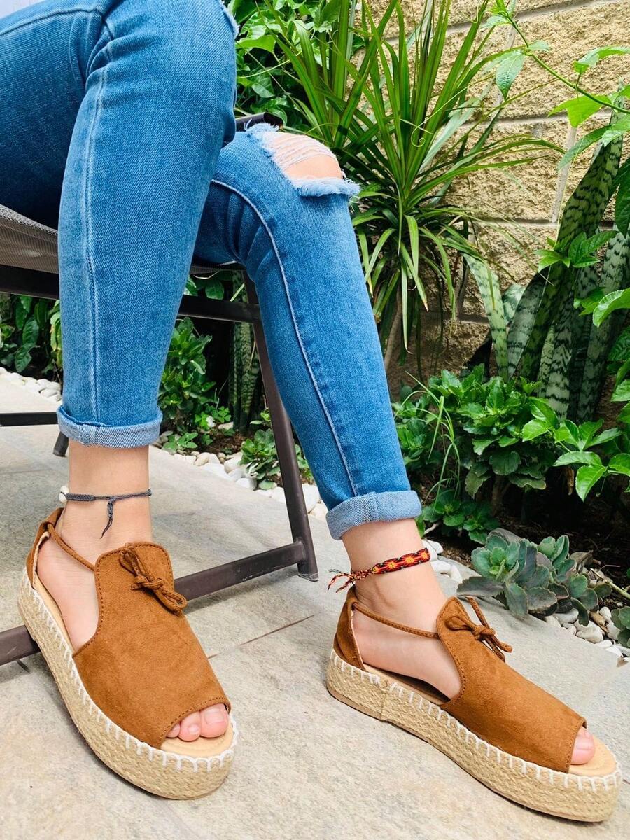Women Platforms & Wedge Sandals - Camel - View 1