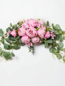 1 chiếc hoa mẫu đơn nhiều màu dùng để trang trí ghế ngoài trời cho tiệc cưới, dùng để trang trí lễ hội ngoài trời, trang trí bàn tiệc, trang trí nhà cửa, treo tường, trang trí rèm cổng cưới - Nhiều màu - Xem 10