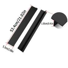 Tira de silicona para sellar estufas de gas, tira antiaceite y antimanchas, tira de inserción de silicona, accesorios de cocina - Blanco 1 pieza - Ver 8
