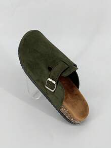 Men's Casual Slippers,Fashionable Unisex Slide-On Slippers,Non-Slip & Wear-Resistant Solid Color Men Slippers For Indoor & Outdoor Wear,Soft Cork Footbed Comfortable For Spring & Summer,Couples Pairs